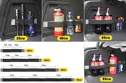 Еластичний ремінь-органайзер UFT Car organizer 7 XL для багажника 80 см з липучкою (UFTcarorganizer7XL)

 - мініатюра 8