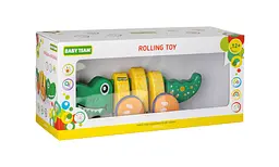 Іграшка-каталка Baby Team Крокодил зелений (8664) - мініатюра 4