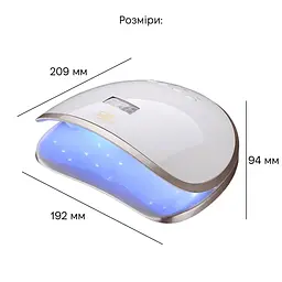 Лампа для манікюру SML S8 48Вт 33led White - мініатюра 3