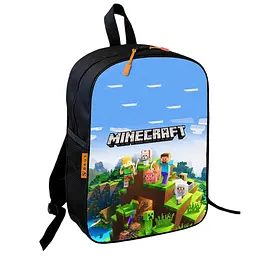 Шкільний рюкзак дитячий Minecraft + Сумка для взуття спортивної форми рюкзак-мішок для хлопчика (01728) - мініатюра 5