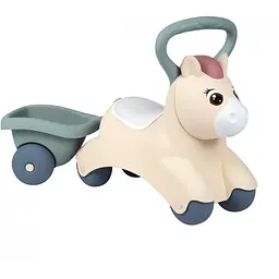 Дитяча каталка Smoby Little Поні з причепом 54х27х40 см (140502)