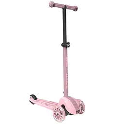 Самокат Scoot and Ride Highwaykick-3s колеса світяться 3+ років пастельно-рожевий (SR-00935) - мініатюра 8