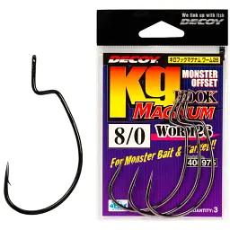 Крючок Decoy Worm26 Kg Hook Magnum 8/0 (3 шт/уп)