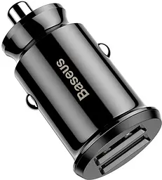 Автомобільний зарядний пристрій Baseus Small Rice Grain Black (CCALL-ML01) - мініатюра 4