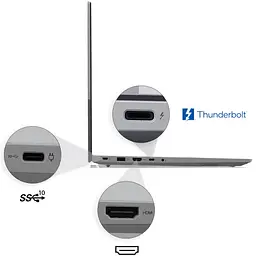 Ноутбук Lenovo ThinkBook 16 G8 IAL Ultra 7 255H la 51GHz, IPS, 16GB DDR5, 512GB, Arc, Без ОС - мініатюра 14