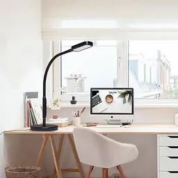 LED торшер чорний VIDEX TF07B 14W 3000-5500K - мініатюра 6