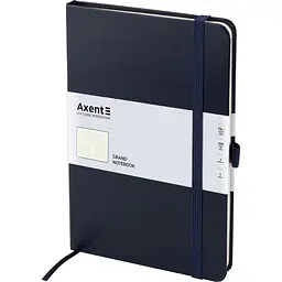 Книга записна Axent Partner Grand A4 в клітинку 100 аркушів темно-синя (8203-02-A) - мініатюра 2