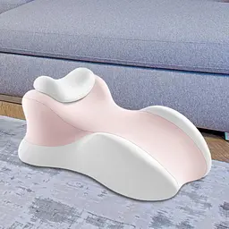 Рожева подушка ортопедична pillow-06 / Клиноподібна подушка для сну з поліестеру / Ортопедична подушка для підтримки ті - мініатюра 4