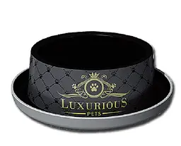 Миска для котів та собак Tommi пластикова 0,735л luxurious