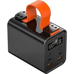 Павербанк Atria Black-orange 60 000 mAh / 100 Вт (WPD-101)