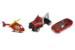 Іграшковий автовоз пожежний паркінг та машинки Fire Rescue Transporter ZH613 - мініатюра 2