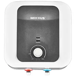 Водонагрівач Mixxus EWH-1115 SMALL OVER 15 л над мийкою, 1500 Вт, мокрий ТЕН, вертикальний, квадратний, білий (WH0607)