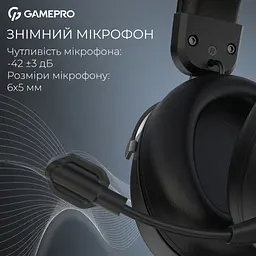 Навушники GamePro Asgard Freya Pro Wireless Black (HSW201B) - мініатюра 9
