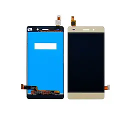 Дисплей для Huawei P8 Lite 2015 ALE L21 із золотистим тачскрином
