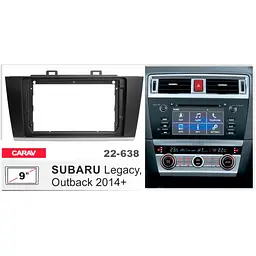 Перехідна рамка Subaru Legacy, Outback Carav 22-638 - мініатюра 5