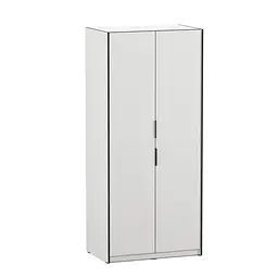 Шафа для речей Moreli Forte F-0012 зі штангою в стилі Loft 932х2107х590 мм Білий