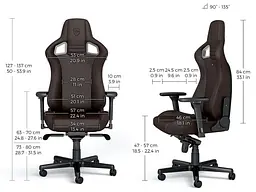 Кресло геймерское Noblechairs Epic Java Edition (NBL-PU-JVE-001) - миниатюра 9