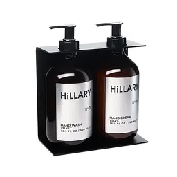 Крем та мило для рук Hillary з тримачем для 2-х пляшок