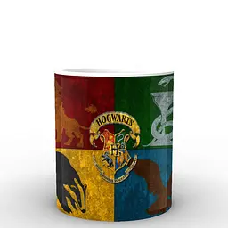 Кухоль GeekLand Harry Potter Гаррі Поттер факультети HP.02.067 330 мл білий - мініатюра 2