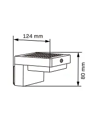 Вуличний світильник на сонячній батареї Goldlux 329417 Mali LED 1x4.5W 4000K 400Lm IP20 чорний - мініатюра 3