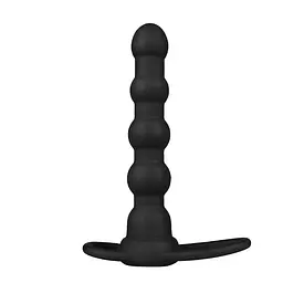 Насадка для подвійного проникнення - Anal Indulgence Collection Vibrating Rock Balled Double Prober - мініатюра 7