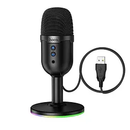 Мікрофон Hoco L25 Bright USB desktop microphone Чорний