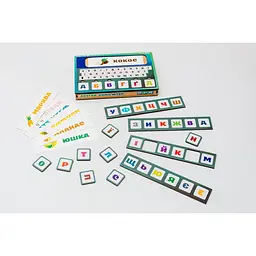 Іграшка-сортер PuzzleOK Абетка комп'ютер Puz-73913, 32 карточки дерев'яна - мініатюра 5