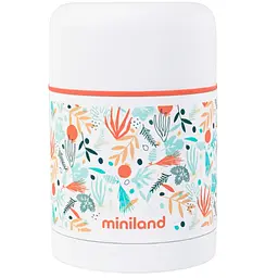 Термос харчовий Miniland Silky Food Mediterranean, 600 мл, білий (89352)