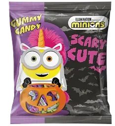 Жувальні цукерки Minions Halloween Gummy Candy Scary Cude 240г