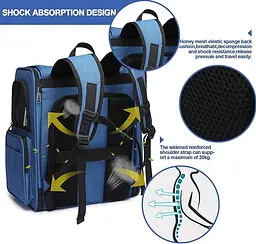 Рюкзак-переноска для домашніх тварин Voyager Pet LVT24015 - мініатюра 6