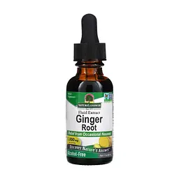 Травы Nature's Answer Имбирь, 1000 мг, экстракт корня без спирта, Ginger Root, Fluid Extract (NTA-00616)