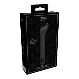 Вібратор Royal Gems Jewel Gunmetal 12 см (чорний) - мініатюра 4