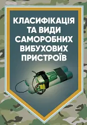Класифікація та види саморобних вибухових пристроїв. Методичні рекомендації