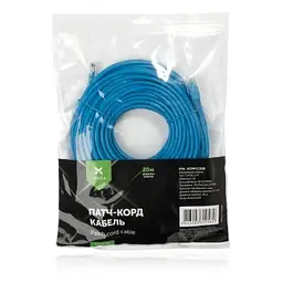 Патч-корд Vinga UTPCat5e 20 m COPPER (VCPPCC20B) - мініатюра 4