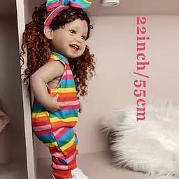 Реалістична Кукла Реборн 55 см повністю силіконова Doll Reborn Baby К0100702 - мініатюра 3