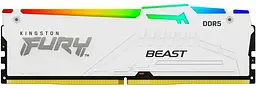 Модуль пам'яті Kingston Fury DDR5 16GB 6000MHz Beast White RGB EXPO (KF560C30BWEA-16)