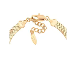 Браслет XUPING Позолота 18K "Ланцюжок Снейк" з дод. ланцюжком 18.5-22см х 6мм (335278) - мініатюра 2