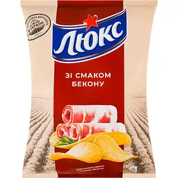 Чипсы Люкс со вкусом бекона 105 г