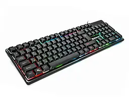 Клавиатура REAL-EL Comfort 7011 Backlit Black USB - мініатюра 1