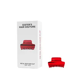 Металева заколка для волосся Sister's Aroma Red Maxi