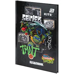 Щоденник шкільний Kite Ninja Turtles 170х238 мм чорний (NT25-262) - мініатюра 7