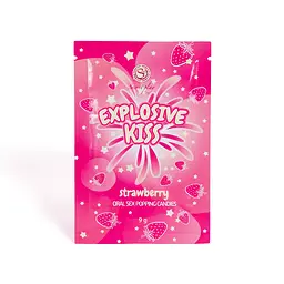 Стріляючі цукерки - Secret Play Explosive Kiss Strawberry, 9 г - мініатюра 1
