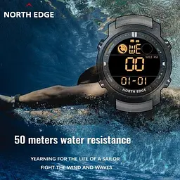 Чоловічий наручний годинник North Edge Laker 5BAR - мініатюра 6