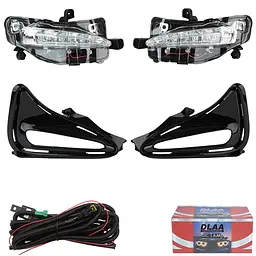 LED Протитуманні фари для Toyota Corolla 2017-E17 USA DRL-12V3W з проводкою Комплект (TY-712L)