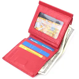 Жіночий шкіряний гаманець ST Leather 10х10,3х2 см acs0029434 - мініатюра 7