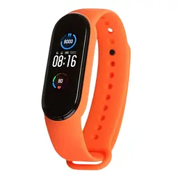 Силіконовий ремінець для Xiaomi MI Band 5 / MI Band 6 [Orange] [49810] - мініатюра 1
