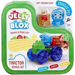 Сенсорний конструктор Jelly Blox Барвистий трактор 12 елементів (932945)