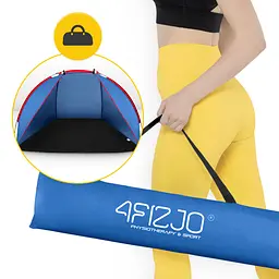 Намет пляжний 4FIZJO 200 x 115 см Blue/Red (P-5905973405171) - мініатюра 7