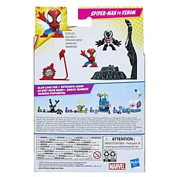 Набір іграшковий Hasbro Marvel Stunt Squad Герой проти лиходія Spider-Man vs Venom (F6895_F7068) - мініатюра 3