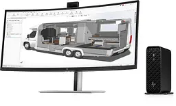 Робоча станція HP (Hewlett-Packard) Z2 Mini G1i, Intel U7-265, 16GB, F512GB, NVD A400-4, WiFi, Win11P - мініатюра 3